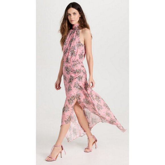 💕VERONICA BEARD💕 Leia Dress ~ Peony Multi-Color Paisley Print 00 NWT - Picture 5 of 16